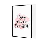 XGINERFEX Happiness Quote Wall Decor - Modern Motivational Art Print for Home, Office and Dorm Aesthetic(Unframed,12X18inch(30X45cm))