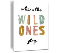 XGINERFEX Imaginative Play Canvas Print Colorful Wall-Art for Toddler Boy Bedroom Nursery Playroom Decor(Framed,16x24inch(40x60cm))