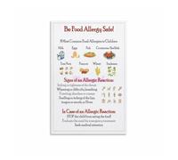 XGINERFEX In This Kitchen We Care Sign, Thoughtful Dining Motivational Canvas Wall-Art for Home Decor (Unframed,16x24inch(40x60cm))