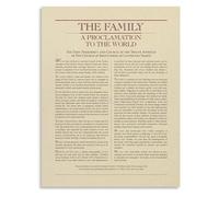 XGINERFEX Inspirational Christian Family Canvas Painting Wall-Art Modern Decor for Living Room Bedroom(Unframed,12x18inch(30x45cm))