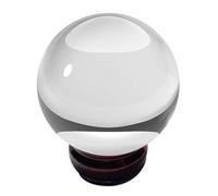 XGINERFEX K9 Clear Crystal Ball with Stand Decorative Glass Fortune Teller Divination Photography Prop for Halloween Christmas Décor,16cm/6.3in Gemstone Stone