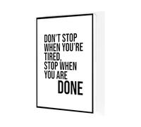 XGINERFEX Perseverance Quote Wall-Art, Motivational Print for Hard Work Success, Inspirational Home Decor Study Office Gym Room(Unframed,16X24inch(40X60cm))