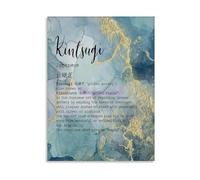 XGINERFEX Philosophy Wall-Art Kintsugi Wabi Sabi Zen Aesthetic Canvas Print for Decor Living Room Bedroom Serene Space(Unframed,16x24inch(40x60cm))