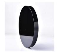 XGINERFEX Plato Redondo de obsidiana Negra 12 cm for decoración del hogar, Regalo con Estante Gemstone Stone