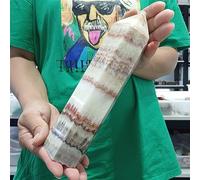XGINERFEX Pork Tourmaline Stone Column Crystal Home Office Decoration Craft Gifts Demagnetization Ornaments (Size : 500-550g) Gemstone Stone
