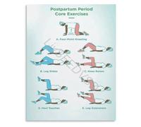 XGINERFEX Pregnancy Yoga Routine Poster Safe Prenatal Yoga Poses Benefits Guide For Mothers To Be(Unframed,16x24inch(40x60cm))