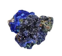 XGINERFEX Raw Stone Azurite Malachite Crystal Geode Gemstone for Fountain Home Garden Decor Decoration,250~300g Gemstone Stone