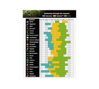 XGINERFEX Seed Starting and Companion Planting Guide Vegetable Garden Chart for Beginner Gardeners Planting Schedule Reference Poster(Unframed,08X12inch(20X30cm))