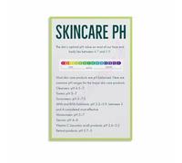 XGINERFEX Skincare pH Balance Beauty Salon Maintenance Guide Wall-Art for Decor(Unframed,16x24inch(40x60cm))