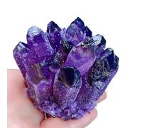 XGINERFEX Stone Violet Ghost Phantom Quartz Crystal Cluster 1pcs(500-600g) Gemstone Stone