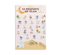 XGINERFEX The Five Pillars of Islam Poster - Islamic Education Wall-Art for Home, School, Masjid, and Community Center(Unframed,12X18inch(30X45cm))