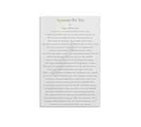 XGINERFEX Unframed Edgar Guest Poetry Poster, Sermons We See Canvas Wall-Art, for English Class, Book Lovers, Gift for Readers(Framed,12x18inch(30x45cm))