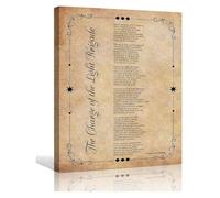XGINERFEX Vintage Poetry Wall-Art Print The Charge of The Light Brigade by Alfred Lord Tennyson Poster for Bathroom Bedroom Living Room(Unframed,08x12inch(20x30cm))