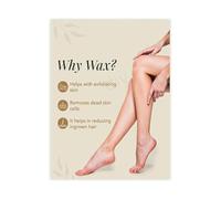 XGINERFEX Waxing Service Benefits Poster Educational Chart for Client Consultation Canvas Wall-Art Spa Wall Decor(Framed,08x12inch(20x30cm))