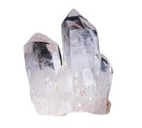 XGINERFEX White Crystal Quartz Cluster,Irregular Clear, Raw Stone Ornament Feng Shui Home Decor,200~300g Gemstone Stone
