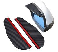 XGIXG 2 Piezas Espejo Retrovisor Protector de Lluvia Auto para Fiat Panda Classic/Pandazzurri/Panda City Cross Espejo Retrovisor Visera Cejas de Lluvia Accesorio Auto