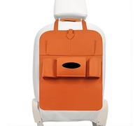 XGIXG Bolsa de Almacenamiento para Asiento, para Mitsubishi Colt 2004-2025 Resistente a Patadas y Suciedad Puede almacenar Juguetes, Libros,C Orange