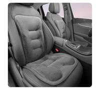 XGIXG Cojines de Asiento de Coche de Invierno, para Seat Leon MK2 Leon Mk3 Leon 1 Leon 2 Leon 3 Leon B8 Antideslizante Confort Lumbar Proteger los Asiento Originales Coche,C Grey