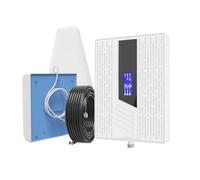 XGKEYQOHSV Amplificador de Red móvil 2100 1800 900 Kit de Antena potenciadora LTE Amplificador gsm Aumenta el Alcance de la señal 4G Cobertura más Amplia (B2B5B28)