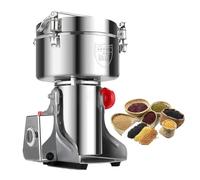 XGKEYQOHSV Molinillo de Especias Comercial, 1500 W, para moler Cereales y Hierbas secas, diseño Mejorado de Seis Cuchillas, Capacidad de 430 a 2500 g.