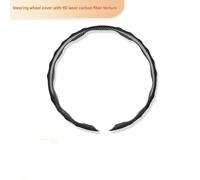 XGLDRZ Funda de Fibra de Carbono para Volante de Auto para Seat Leon ST KL AB Bj.2020, cómoda y Antideslizante Duradera Color Negro