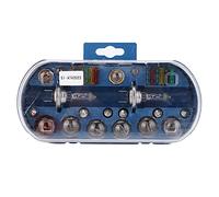 XGOUGUAAU 30 unidades de bombillas de faro y kit de fusibles para automóvil H7 12 V 55 W, bombillas de repuesto universales de emergencia con tecnología halógena para faros delanteros, luces
