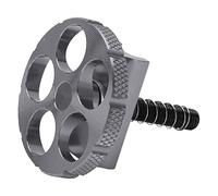 XGOUGUAAU Abrazadera C de Aluminio para Bicicleta Plegable, Abrazadera C CNC Integrada para, Palancas de Bisagra Duraderas con Superficie Pulida, para Plegado de Marco y Riser, Tama (Ti Color)