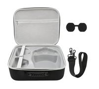 XGOUGUAAU Estuche rígido de Transporte para PS VR2, Bolsa de Almacenamiento de Viaje con Correa para el Hombro, Carcasa de EVA con Acolchado de Esponja, diseño de Doble Capa para Consola VR
