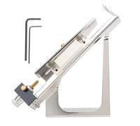 XGOUGUAAU Jig para emplumar Flechas de aleación de Aluminio, Jig Ajustable para emplumar Arcos, Herramienta para Hacer Plumas caseras con 2, 3 o 4 Aletas a 120° o 90°, con Llaves para