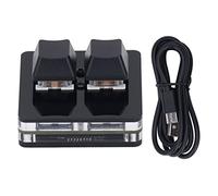 XGOUGUAAU Teclado Gaming de 2 Teclas, Mini Teclado programable con Puerto USB-C a USB, Teclado de atajos Plug and Play para Control de Oficina, Gaming y Medios en, Linux y macOS