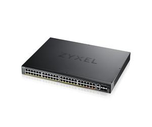XGS2220-54FP, L3 Access Switch, 960W PoE, 40xPoE+/10xPoE++, 48x1G RJ45 2x10mG RJ45, 4x10G SFP+ Uplink, incl. 1 yr NebulaFlex Pro