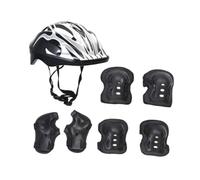 XGSUZNE Casco de Bicicleta Infantil con Rodilleras, Coderas y muñequeras. Conjunto de protección para monopatín, Ciclismo, Patinaje en línea y multideportes.