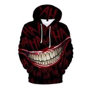 XGTEAHHC Funny Joker - Sudadera con capucha con estampado 3D para hombre y mujer, hip hop, novedad, ropa de calle de otoño, estilo fino, sudadera de gran tamaño para ropa de pareja, 1hs4161, XXL