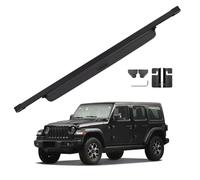 Xgupxuc Cubierta Carga Maletero Parasol Equipaje para Jeep para Wrangler JL 4 Puertas con/Techo Duro 2018-2023 (no para 2,0 T 4XE Y Techo Blando) Trasera Bastidores Cortina Fundas Maletero(Canvas)