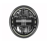 Xgupxuc Faro Motocicleta Faro LED DRL Para Motocicleta 7 Pulgadas Para Jeep Para Wrangler Para Lada Para Niva UAZ Para Hunter 4x4 Camiones Todoterreno Motos Etc Faro Delantero(1PCS headlight Black B)