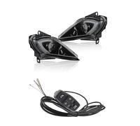 Xgupxuc Faro Motocicleta Para Raptor 700 700R YFZ450 YFZ450R YFZ450X Para Wolverine 450 2006-2024 Luz De Señal Giro DRL Interruptor Faro LED Faro Delantero(Headlight and Switch)