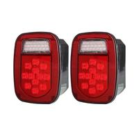 Xgupxuc Luces Traseras Luces Traseras LED Coche Lámpara Placa Matrícula Freno Tablero Bombilla Para Jeep Para Wrangler YJ/TJ/CJ5 Conjunto Luz Trasera Pilotos Traseros