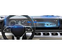 Xgupxuc Protectores Película Protectora Pantalla Película Protectora Vidrio Templado Para Pantalla LCD Navegación Para Benz Clase Para GLE W166 W167 2015-2019 2020 2021(350x146MM 2 pieces 12.3in)