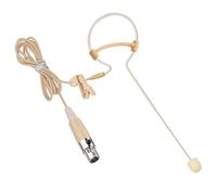 XGWTH Micrófono con gancho para la oreja para colgar sobre la oreja, condensador omnidireccional, clip de micrófono compatible con sistema de transmisor inalámbrico AKG con enchufe TA3F Mini XLR de 3