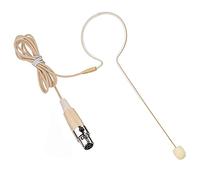 XGWTH Micrófono de auriculares de una sola oreja, condensador colgante sobre la oreja, micrófono omnidireccional, compatible con el sistema inalámbrico Shure, transmisor con cable de 1,2 m, mini XLR