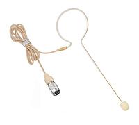 XGWTH Micrófono de auriculares de una sola oreja, condensador colgante sobre la oreja, micrófono omnidireccional, compatible con sistema inalámbrico Audio-Technica, transmisor con cable de 1,2 m,