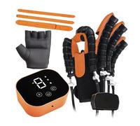 XGXHIN Guantes robóticos para rehabilitación de Manos, Entrenador de rehabilitación de Dedos con Fuerza Ajustable para recuperación de Accidentes cerebrovasculares, hemiplejia y Artritis