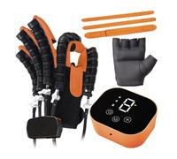 XGXHIN Guantes robóticos para rehabilitación de Manos, Entrenador de rehabilitación de Dedos con Fuerza Ajustable para recuperación de Accidentes cerebrovasculares, hemiplejia y Artritis