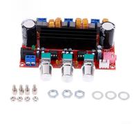 Xh-m139 2.1 Canal Audio Board 100w Subwoofer Amplificador Placa 2x50w para chip Tpa3116d2 Entrada 12 V-24 V Diseño compacto para Home Cinema DIY Sistema de sonido