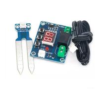 XH-M214 Controlador de sensor de humedad del suelo con pantalla digital, módulo de riego automático de 12 V CC para uso en invernadero y jardín, rango de humedad 20-99%