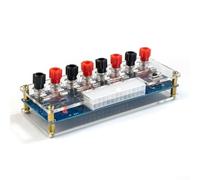 XH-M229 ATX - Placa adaptadora de corriente de 24 pines con interfaz USB, compatible con fuentes de alimentación de 20 pines, salida de voltaje de 4 grupos para pruebas de computadora de escritorio