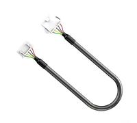 XH2.54 - Cable de extensión blindado para culomímetro TR16/TR16H, opciones de longitud de 0,5 a 10 m, alta resistencia a 105 °C, transmisión de señal fiable (1 m)