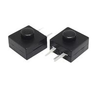 XHAJCSJWGD 10pc 213WD NO-Off-ON Flashlight Switch Two on One Off Key Switch Side Three Feet 12 * 12 * 9MM