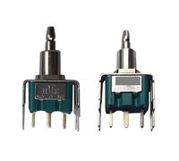 XHAJCSJWGD 1pc 3P106F Self-Reset Key Single-Link Push-Button Switch 3 Pin 3A 250V 6A125V AC