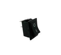 XHAJCSJWGD 1PC KCD1-101-2P-B 21X15mm Panel Size 13x19 ON-Off 2 Pins SPST Snap-in Black Power Rocker Switch 6A/250VAC